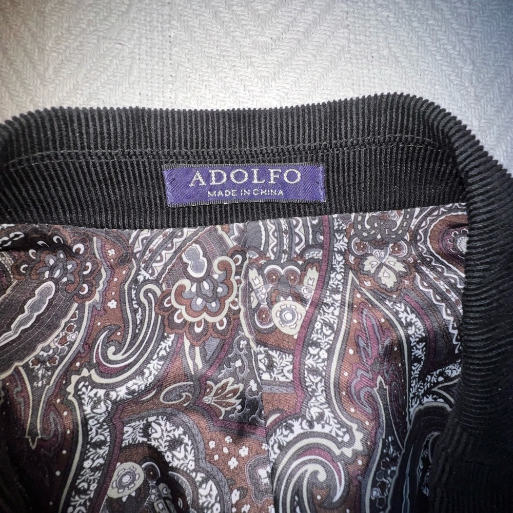 Adolfo Corduroy Suit Coat